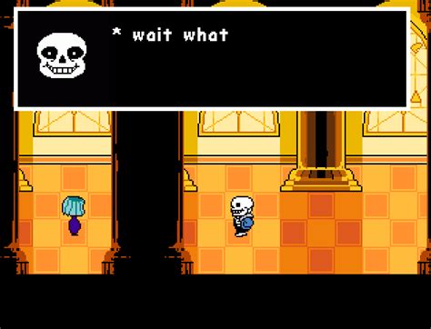 undertale how to skip to sans fight